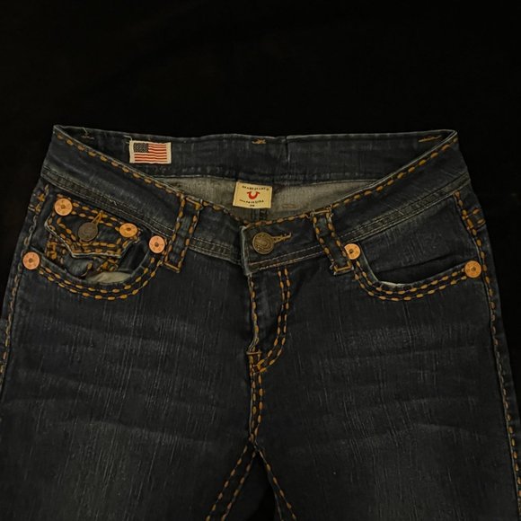 True Religion contrast stitch Jeans - Picture 2 of 6